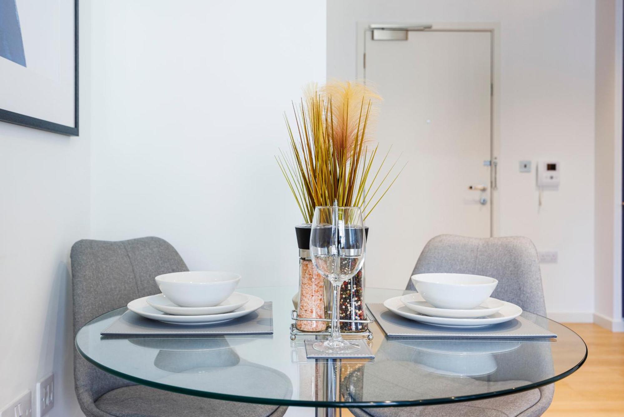 Luxury Apartment-Business-Relocation-Canary Wharf Londen Buitenkant foto